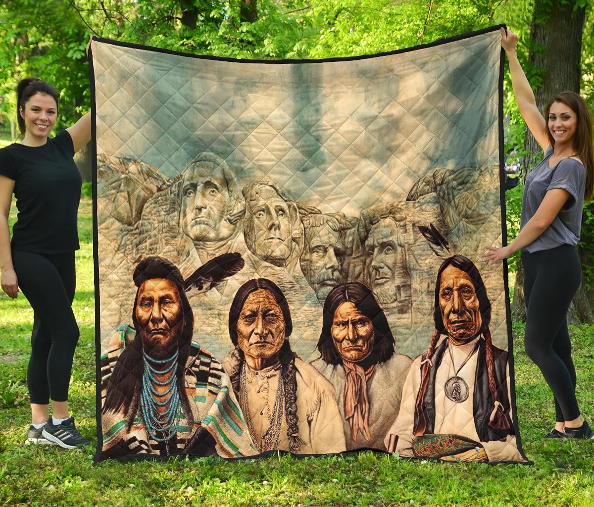 Native American Founding Fathers Premium Quilt LT10 - Wonder Print Shop