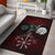 Viking Area Rug Raven Of Odin and Symbol Viking On Blood Background RLT12 - Wonder Print Shop