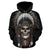 Indian Skull Chief Native American All Over Hoodie LT10 - Wonder Print Shop