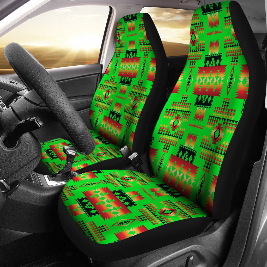 green-neon-tribal-native-american-car-seat-covers