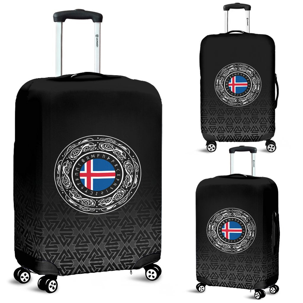 Viking Luggage Covers - Iceland Coat Of Arms RLT12 - Wonder Print Shop