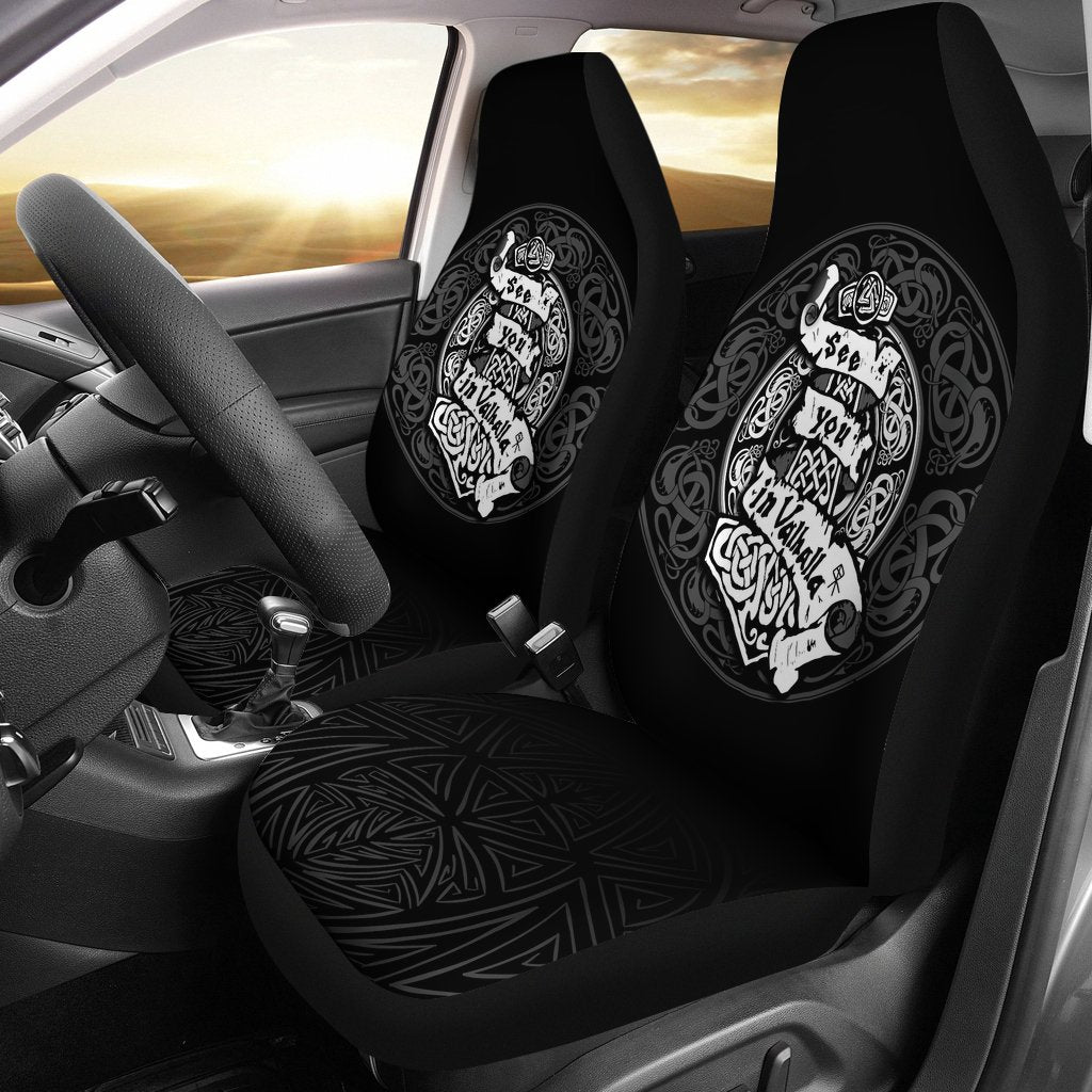 Viking Car Seat Covers See You In Valhalla RLT12 - Wonder Print Shop