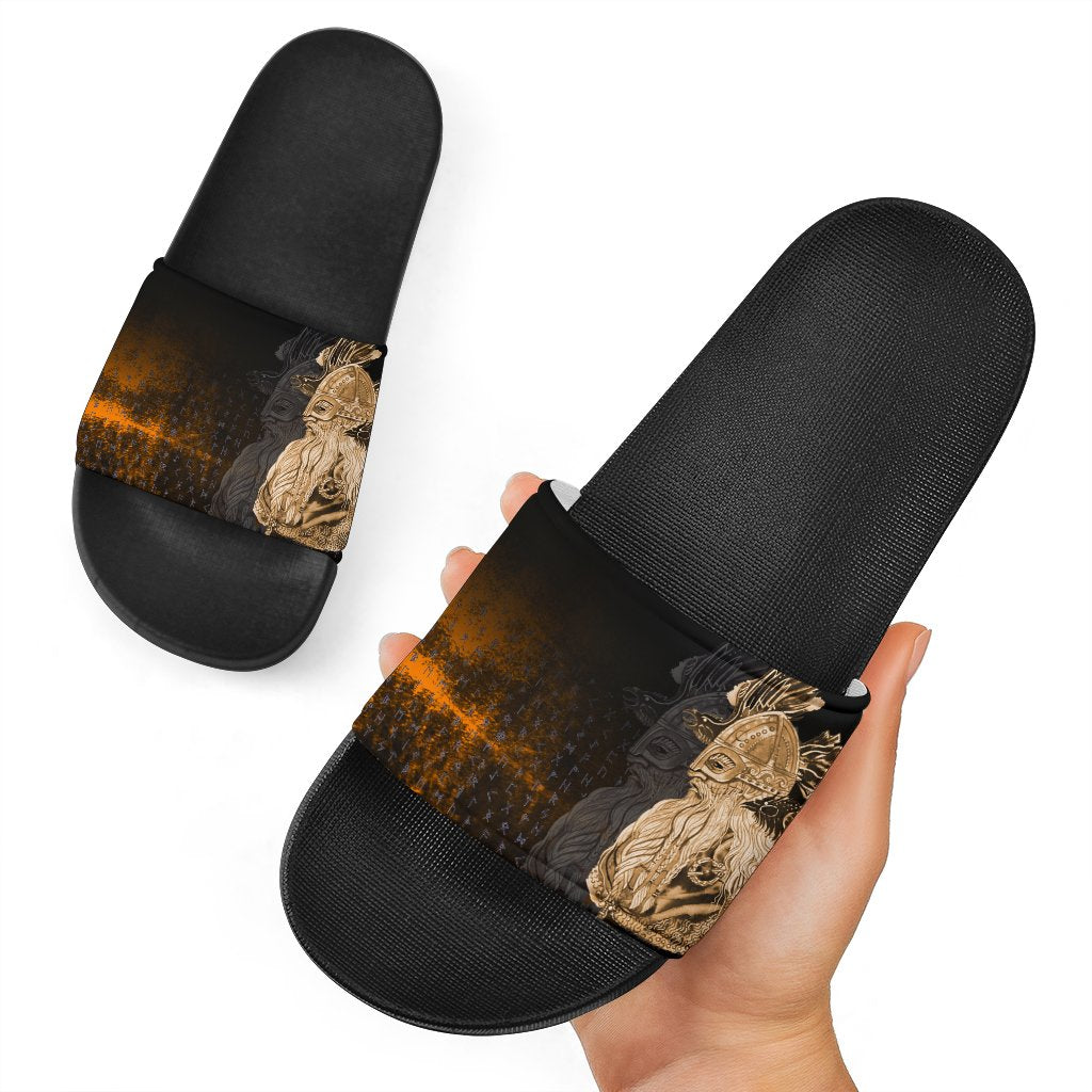 viking-slide-sandals-odin-raven-viking-gold