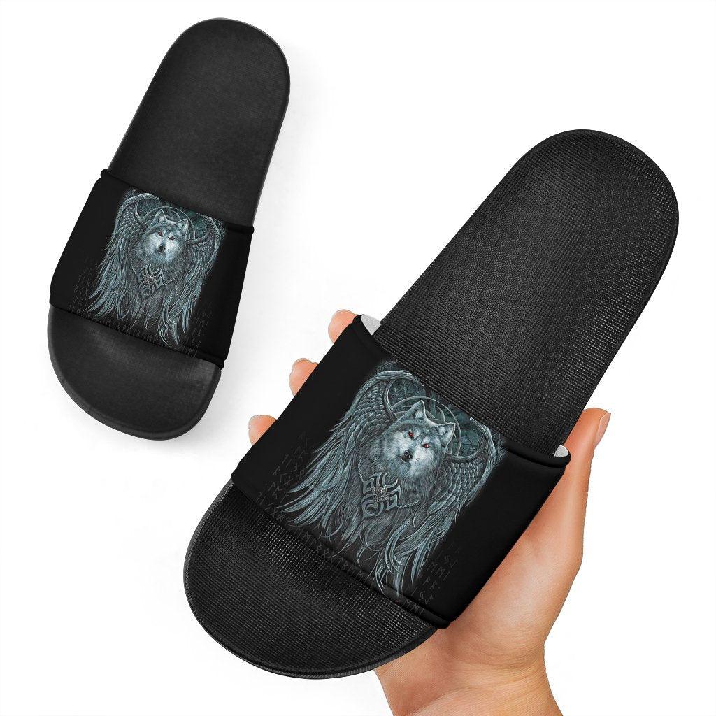 viking-slide-sandals-spiral-wolf-spirit