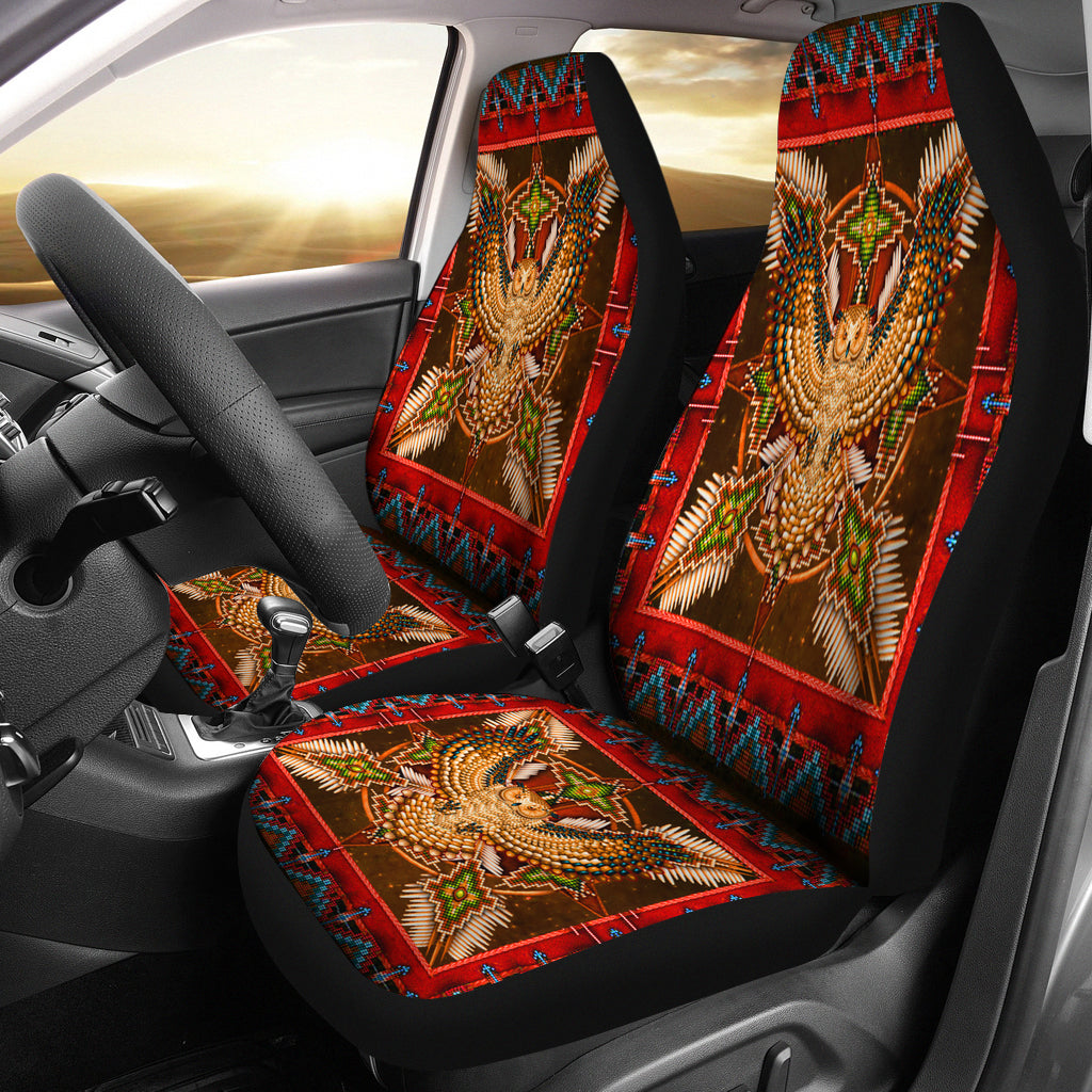 Red Thunderbird Mandala Car Seat Cover LT10 - Wonder Print Shop