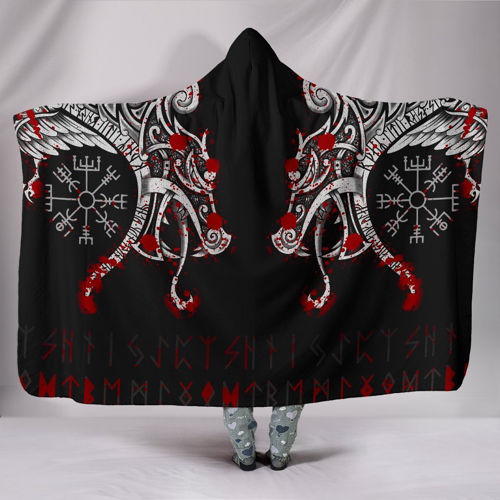 viking-hooded-blanket-double-dragon-tattoo-and-vegvisir-blood