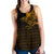 Viking Women's Racerback Tank - The Raven Of Odin Rune, Gold RLT12 - Wonder Print Shop