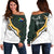 South Africa Springboks Forever Off Shoulder Sweater - Wonder Print Shop