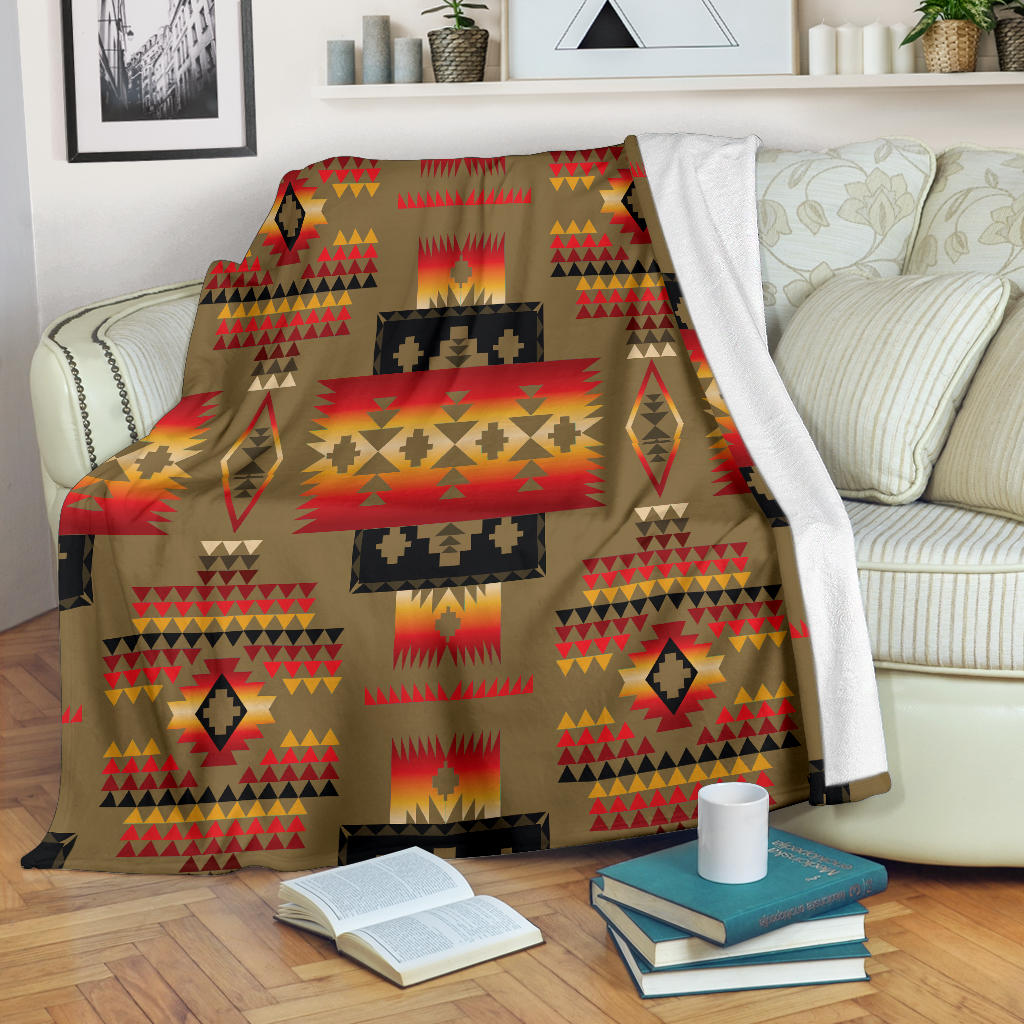 dark-brown-tribe-design-native-american-blanket