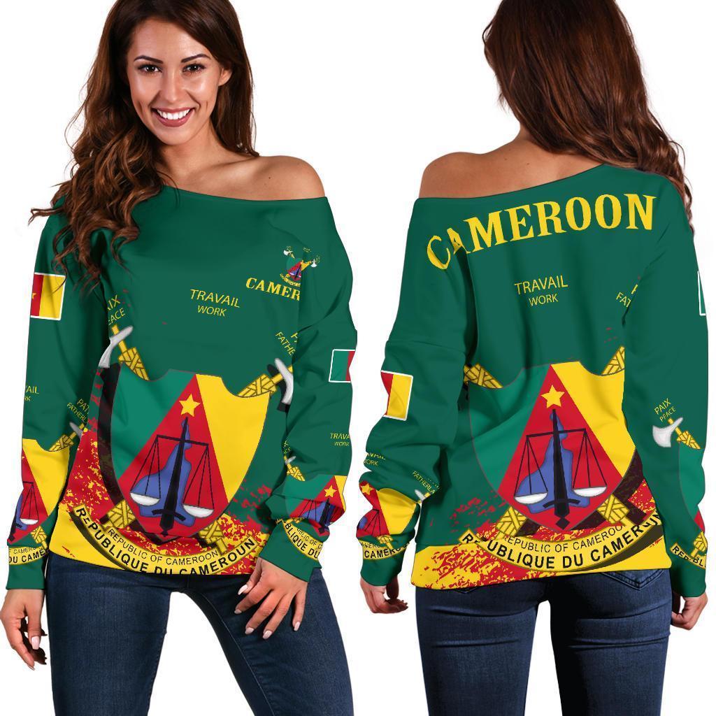 Cameroon Special Off Shoulder Sweater - Wonder Print Shop