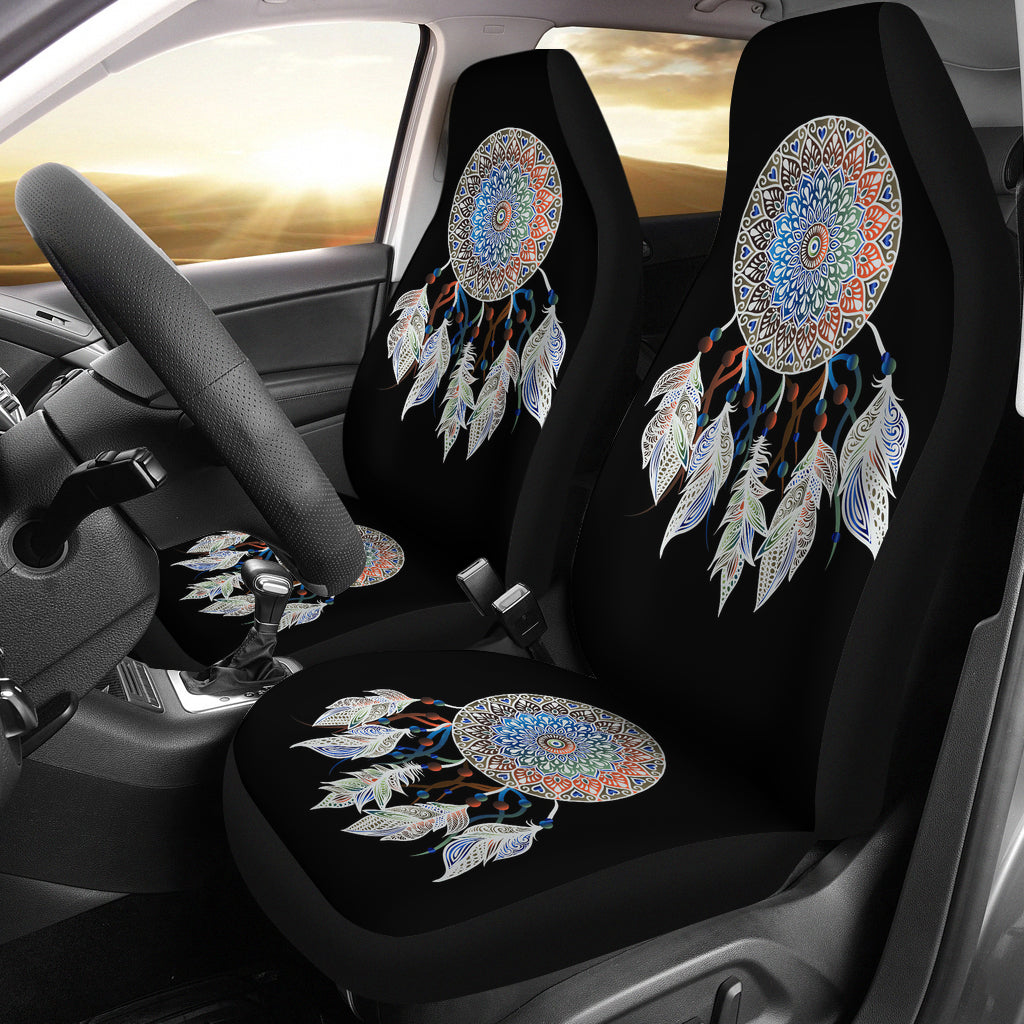 Mandala Dream Catcher Car Seat Covers LT10 - Wonder Print Shop