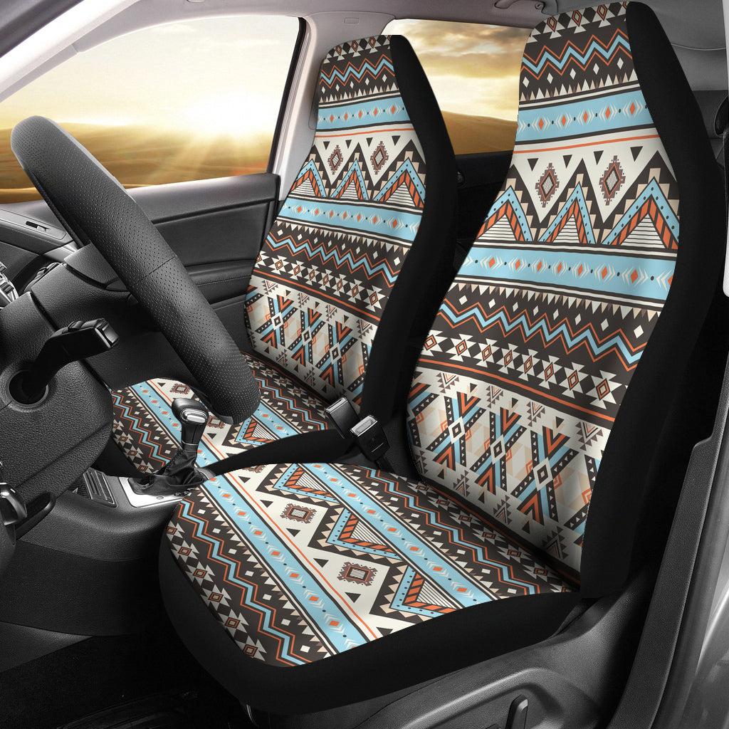 Tribal Striped Seamless Pattern Car Seat Cover LT10 - Wonder Print Shop