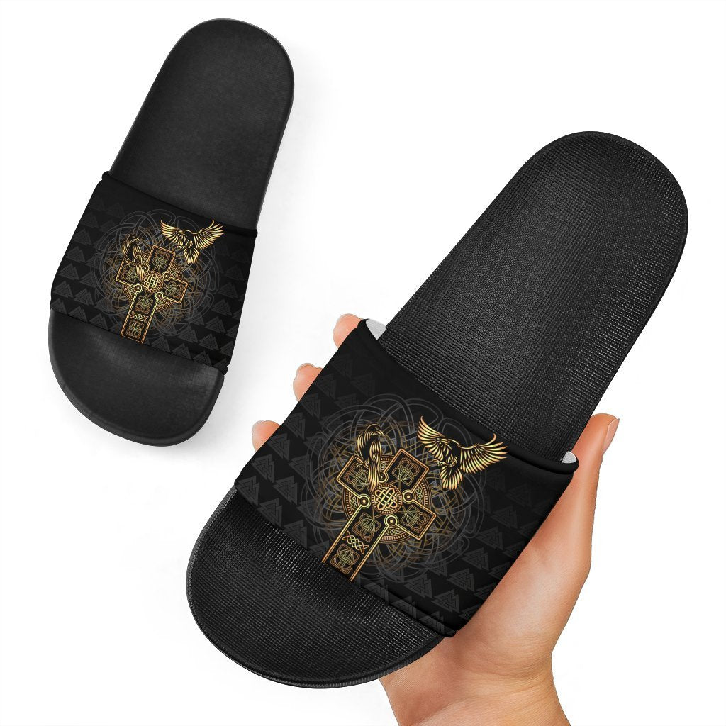 viking-slide-sandals-odins-celtic-raven-tattoo