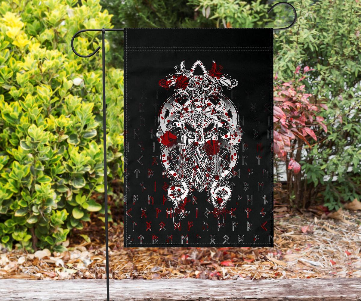 Viking Tyr Tattoo Blood Garden Flag RLT12 - Wonder Print Shop