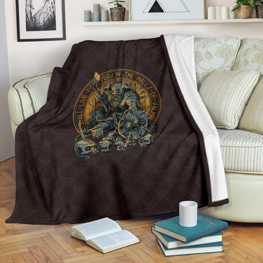 viking-premium-blanket-warrior-viking-shield-skull