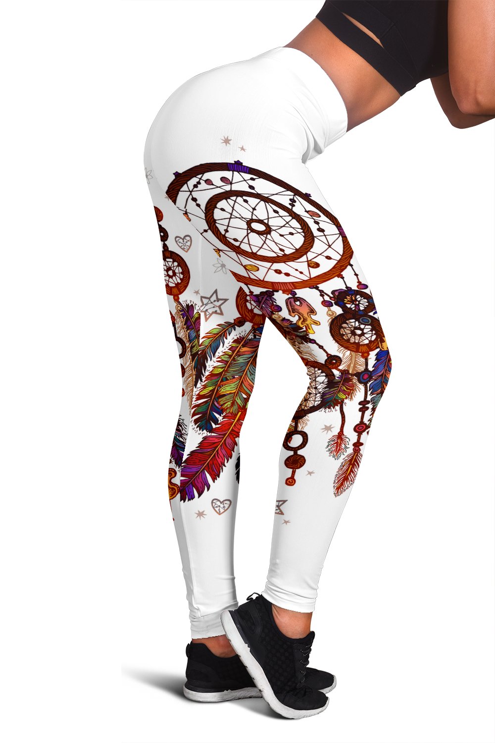 manadala-white-dreamcatcher-native-american-womens-leggings