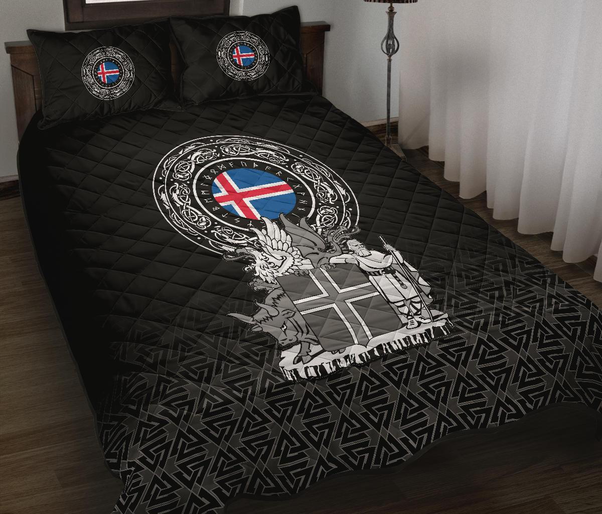 viking-quilt-bed-set-iceland-coat-of-arms