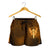 viking-all-over-print-womens-shorts-gold-spear-of-the-god-odin-gungnir-and-two-gold-ravens