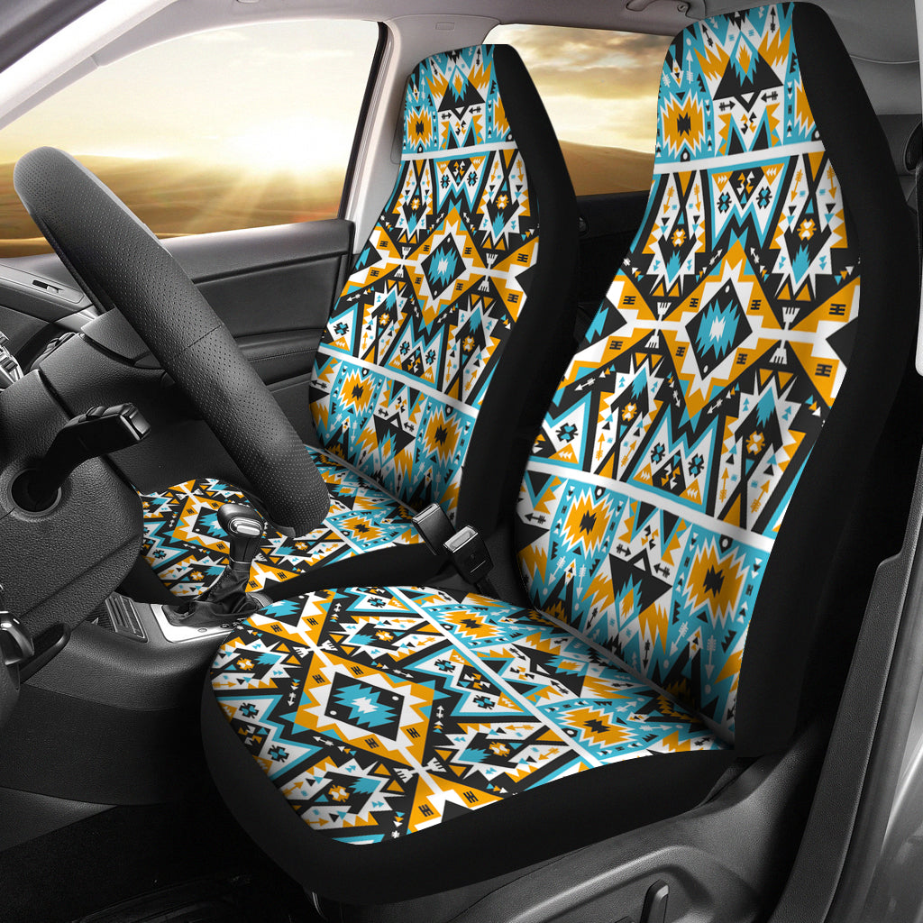 Seamless Ethnic Pattern Car Seat Covers LT10 - Wonder Print Shop