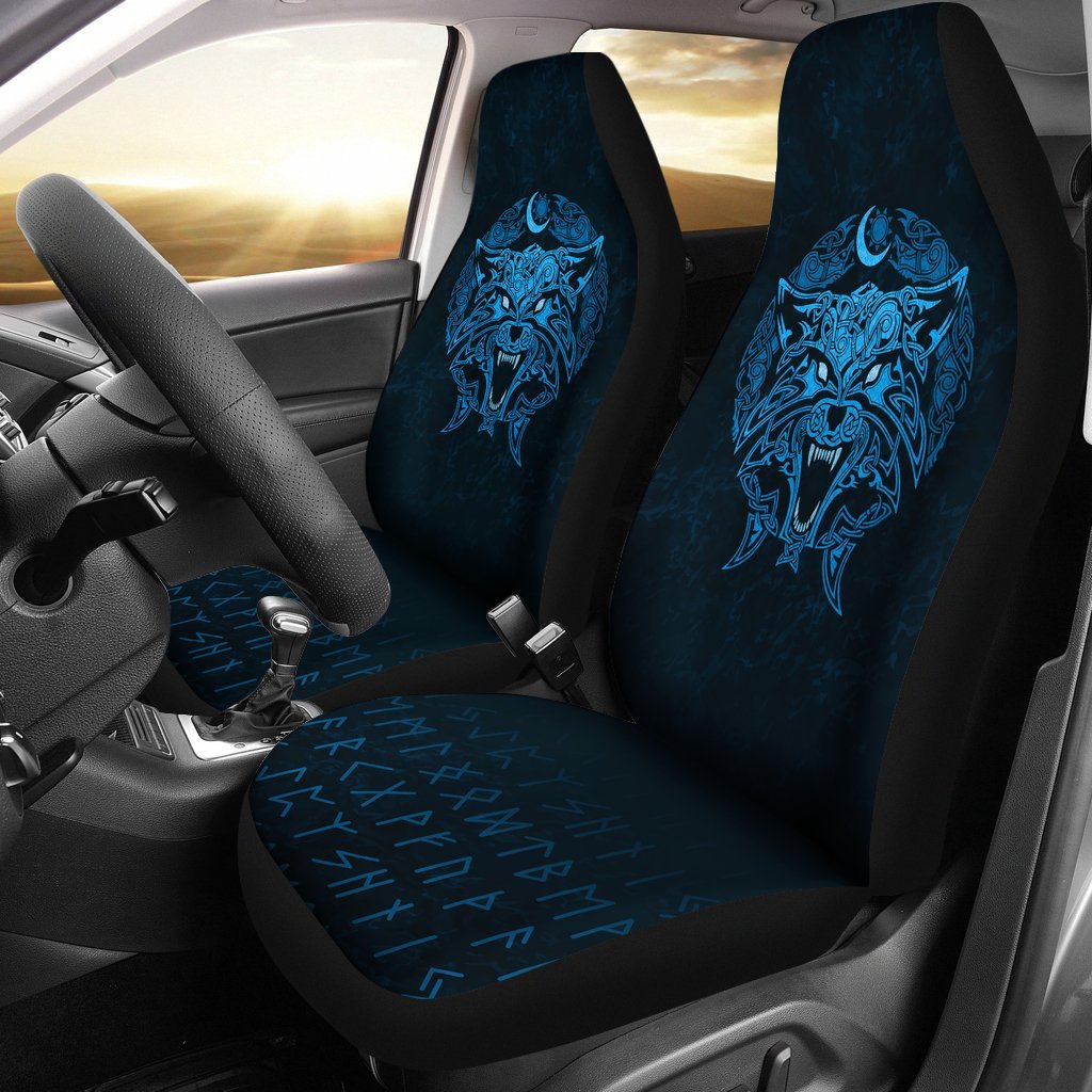 Viking Car Seat Covers, Fenrir Wolf RLT12 - Wonder Print Shop