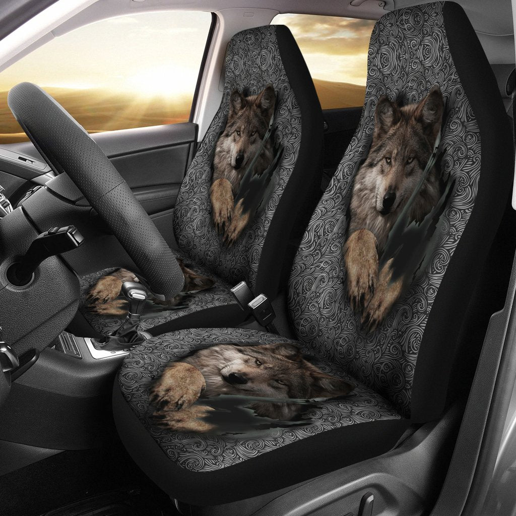 gray-wolf-jumping-native-american-car-seat-covers