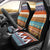 White Geometric Pattern Native American Car Seat Covers LT10 - Wonder Print Shop