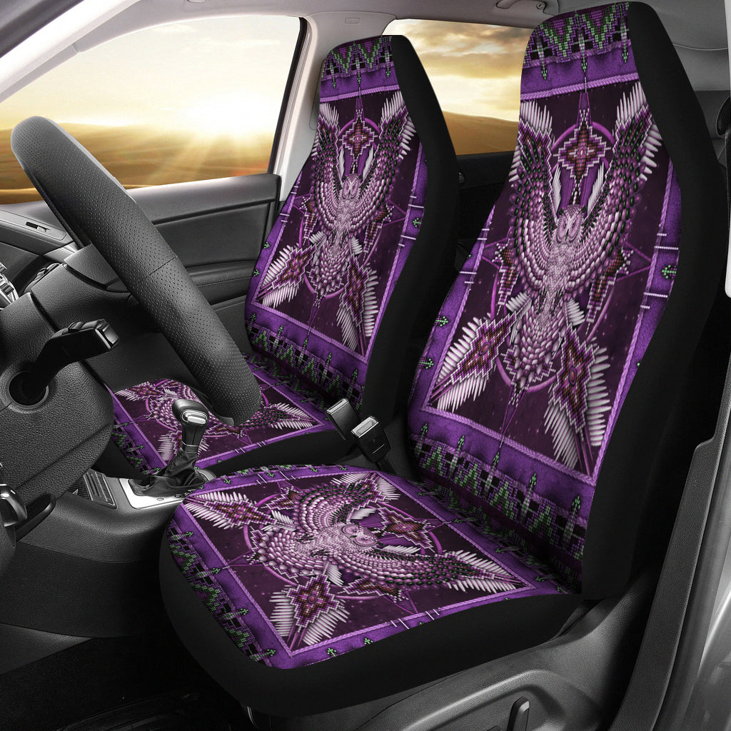 Purple Thunderbird Mandala Car Seat Cover LT10 - Wonder Print Shop