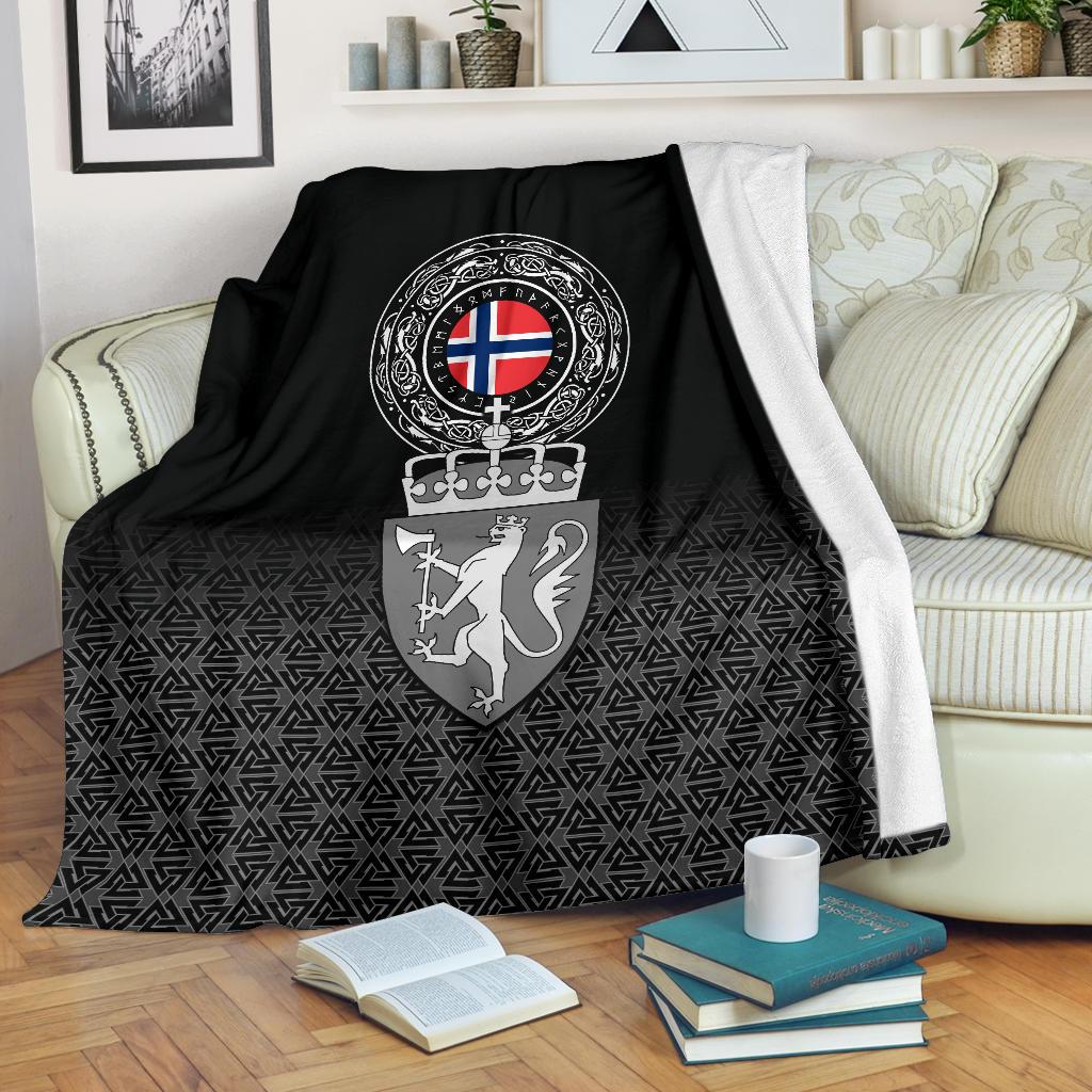 viking-premium-blanket-norway-coat-of-arms