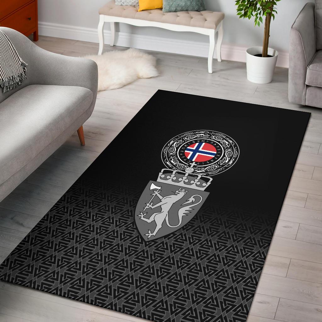 Viking Area Rug Norway Coat Of Arms RLT12 - Wonder Print Shop