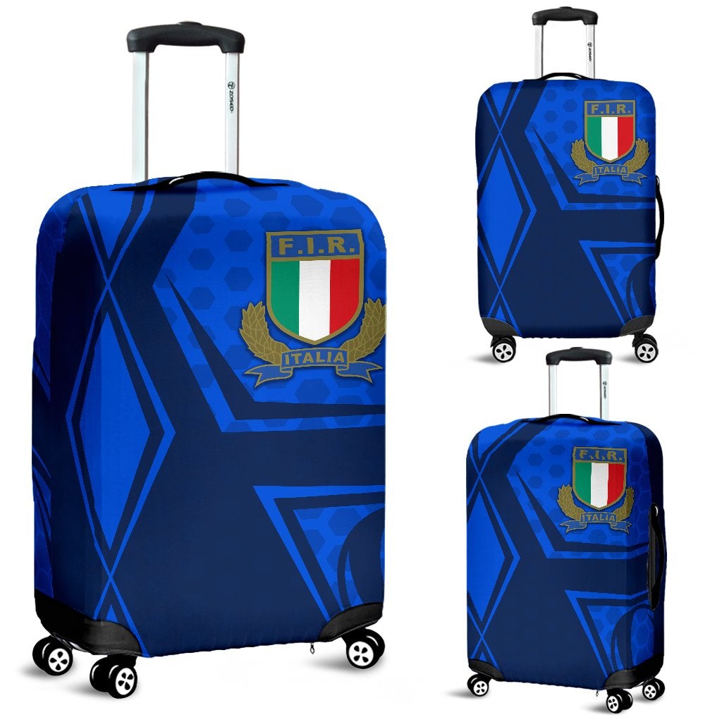 Italy Rugby Luggage Cover Gli Azzurri Vibes - Wonder Print Shop