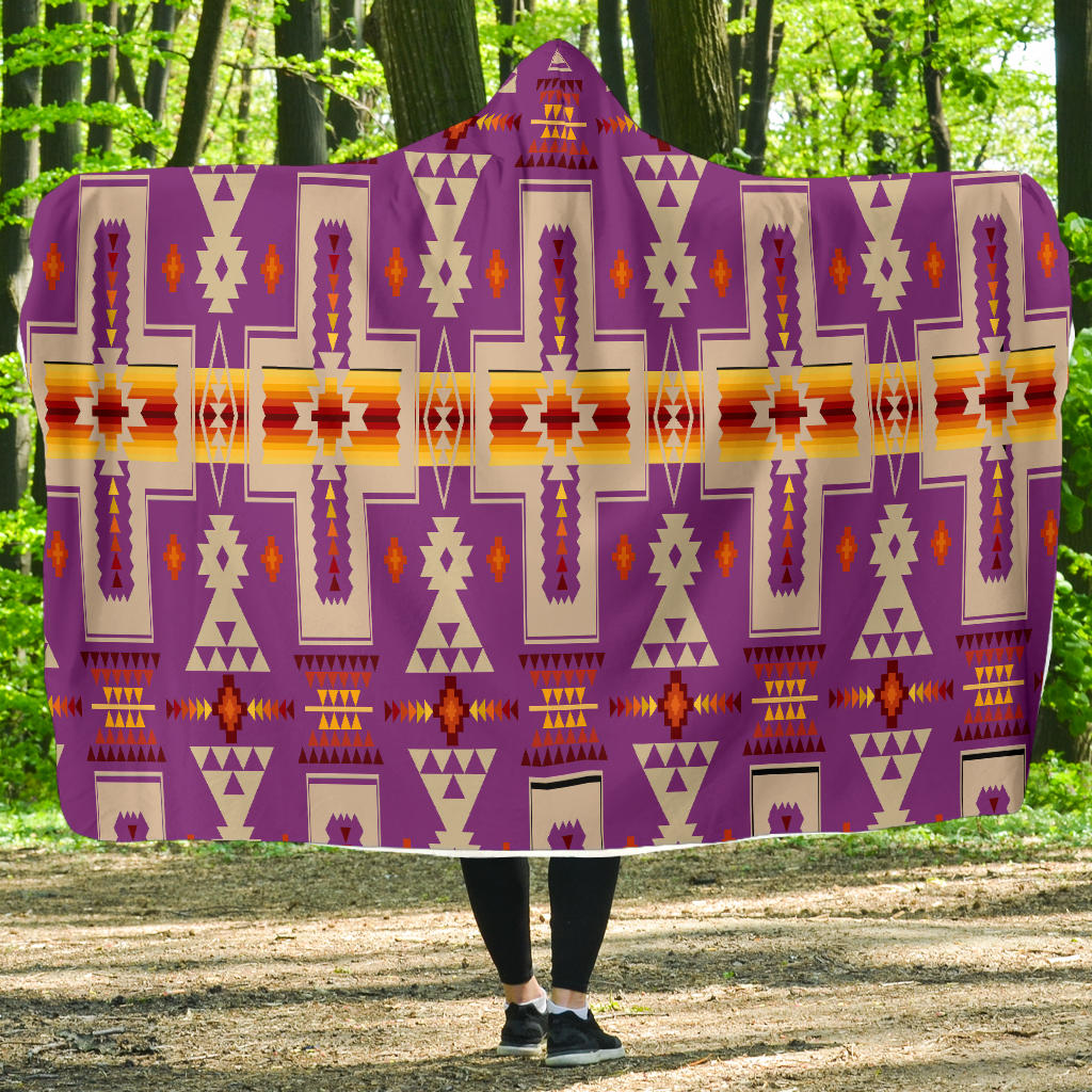light-purple-design-native-american-hooded-blanket