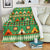 green-bison-pattern-blanket