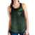 Viking Women's Racerback Tank, Ethnic Odin Raven Green RLT12 - Wonder Print Shop