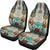 Turquoise Blue Pattern Car Seat Cover LT10 - Wonder Print Shop