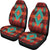 Red Geometric Pattern Car Seat Cover LT10 - Wonder Print Shop