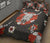 Bison And Red Flowers Native American Quilt Bed Set LT10 - Wonder Print Shop