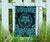 Viking Garden Flag Fenrir Viking Cyan 3D RLT12 - Wonder Print Shop