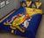 Barbados Quilt Bed Set - Barbados Coat of Arms & Flag - Wonder Print Shop