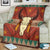 brown-bison-skull-native-american-premium-blanket