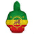 Imperial Flag Haile Selassie of Ethiopia with Lion of Judah Zip Hoodie - Wonder Print Shop