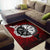 Viking Area Rug Raven Of Odin and Symbol Viking On Blood Background RLT12 - Wonder Print Shop