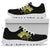 Viking Sneakers, Fenrir Raven and Vegvisir Tattoo Yellow RLT12 - Wonder Print Shop