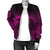 Viking Women's Bomber Jacket, Ethnic Odin Raven Pink RLT12 - Wonder Print Shop