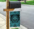 Viking Garden Flag Fenrir Viking Cyan 3D RLT12 - Wonder Print Shop