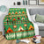 green-bison-pattern-blanket