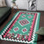 Ethnic Geometric Pink Pattern Area Rug LT10 - Wonder Print Shop