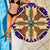 Mandala Pupple Native American Design Beach Blanket LT10 - Wonder Print Shop