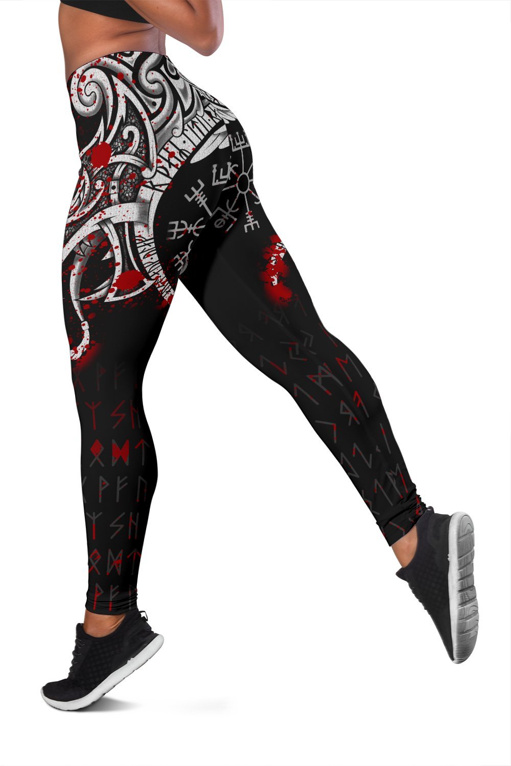 viking-womens-leggings-dragon-and-vegvisir-blood-tattoo