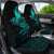 Viking Car Seat Covers The Raven Of Odin Rune Cyan RLT12 - Wonder Print Shop