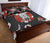 Bison And Red Flowers Native American Quilt Bed Set LT10 - Wonder Print Shop